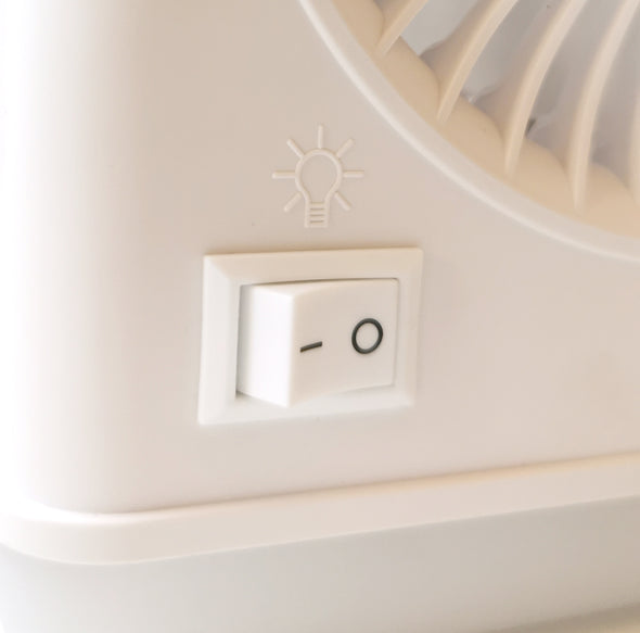 مروحة + اضاءة للخيمة fan and light for tent