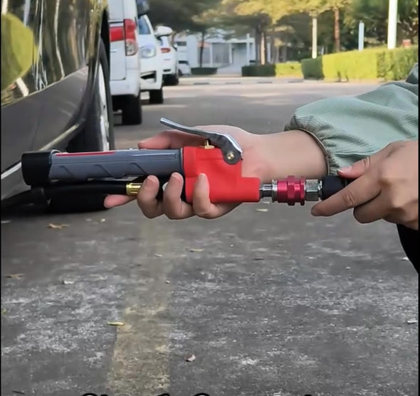 Rechargeable tire pressure guage مقياس ضغط الاطار القابل للشحن