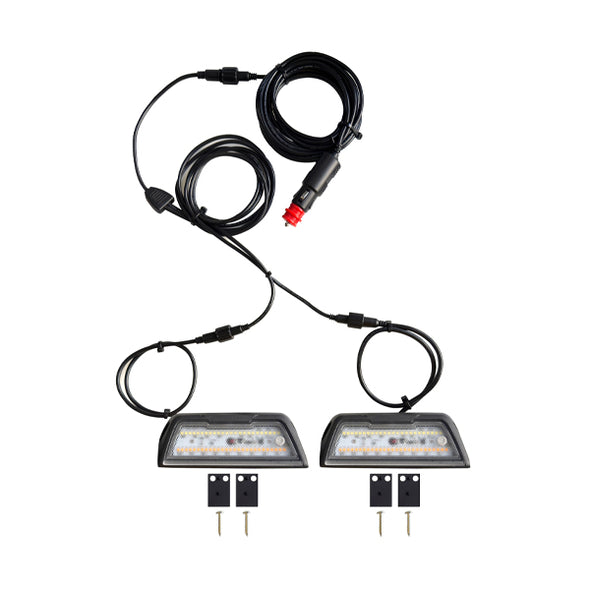 اضاءة جانبية لونين   Dual LED 45 angle