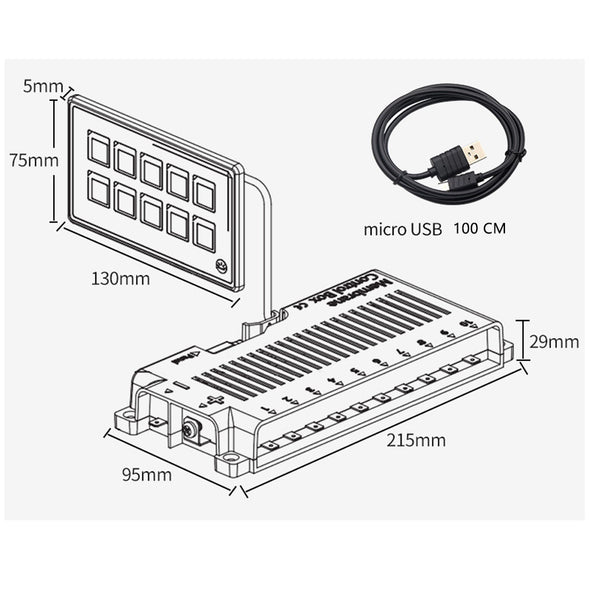 Smart switch panel لوحة مفاتيح ذكية