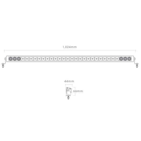 40" Inch BRG LED Light Bar