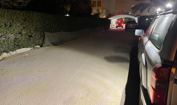 Awning dual lighting  اضاءة جانبية2في1